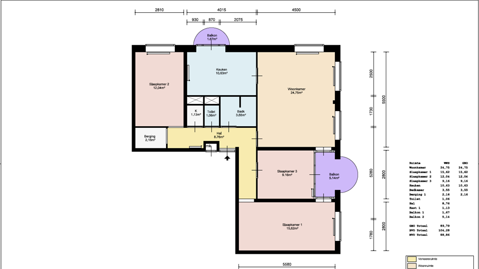 plattegrond Heesterveld 61